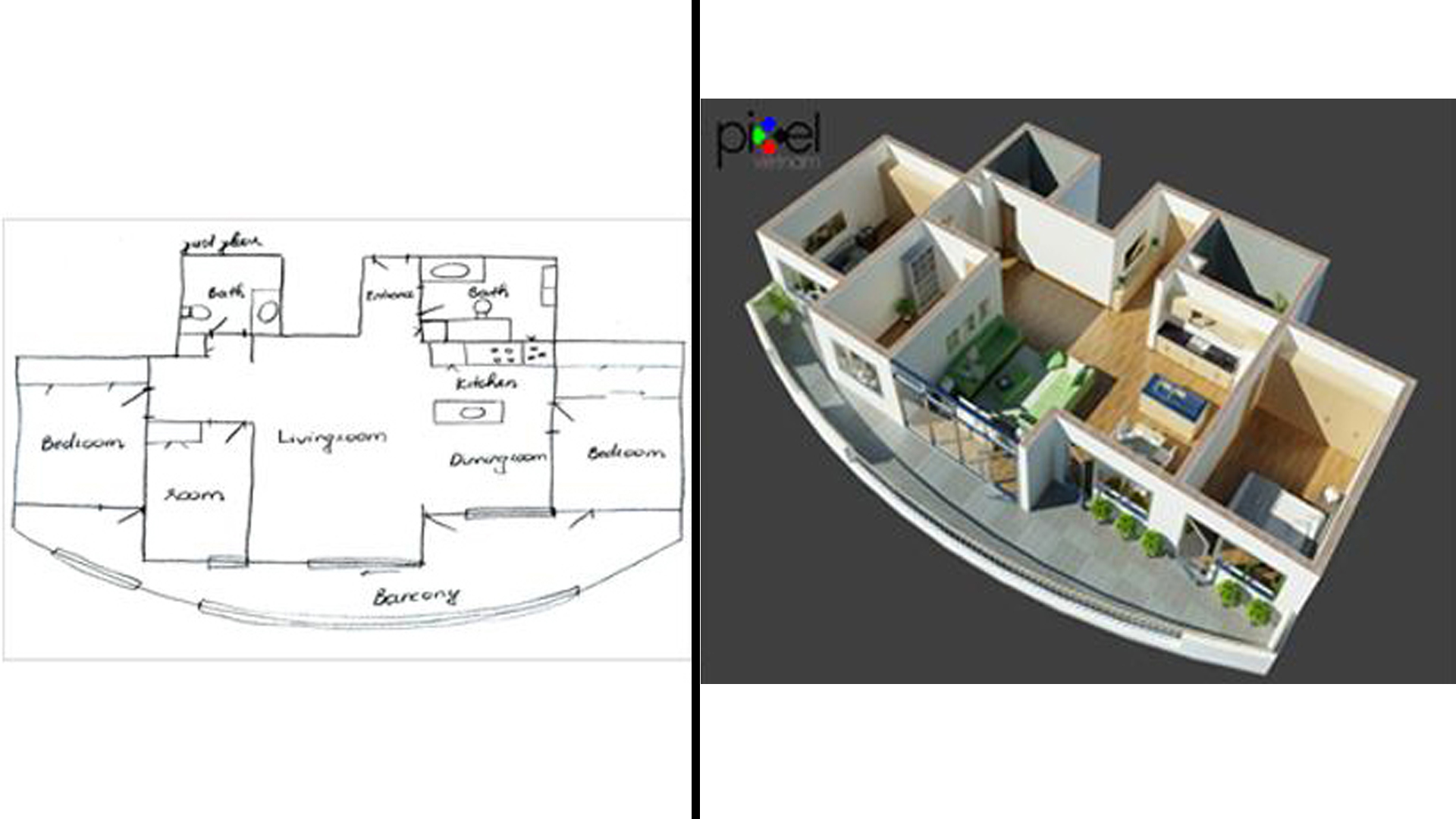 3D FLOOR PLAN